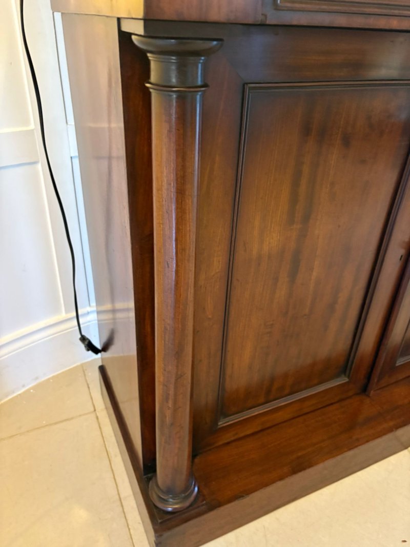 Antique Regency Quality Figured Mahogany Sideboard - Image 6